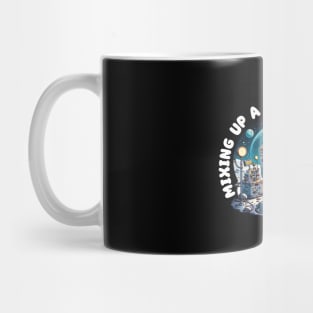 Mixing up a Universe Potion - Funny Cute Astronaut Mug